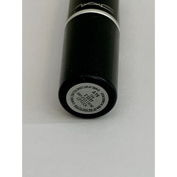 MAC Amplified Creme Lipstick Shade 124 S'SEXY 3g / .1oz Discontinued USED Org - Picture 2 of 11